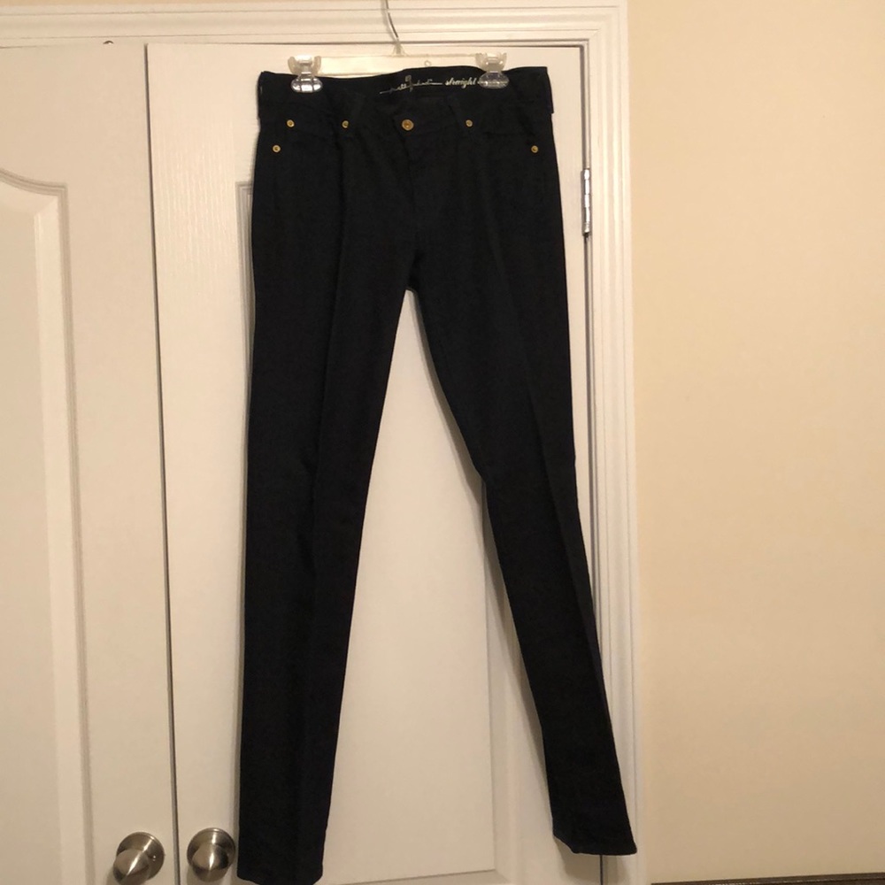 7 for all mankind straight leg jeans size 31
